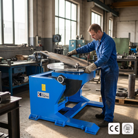 Positionneur de soudage facile à utiliser de 500 kg, table de soudage rotative / rotateur pour soudage circulaire en atelier