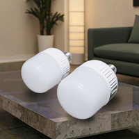 Ampoules LED Matière première 5W 10W 15W 18W 28W 40W 50W 65W PP + AL Lumière AC Power Aluminium E26/E27 pour usage résidentiel domestique 6500K