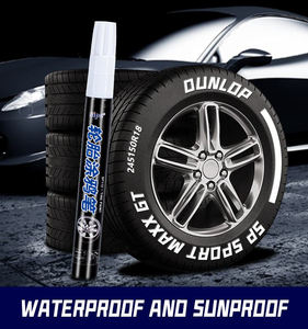 Sipa SP112 lastik Graffiti boya kalemi İmza su geçirmez Anti Fade lastik renk zarar vermez renkli lastik işaretleyici Pa 3mm - Product Image 3