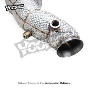 Collecteur d'échappement Race Catalyst pour Lamborghini <span class=keywords><strong>Gallardo</strong></span> 5.0L 2004-2007 Haute performance 100/200/300 cellules Collecteur d'échappement - Product Image 2