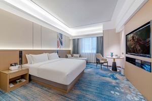 Ensemble de meubles de chambre à coucher <span class=keywords><strong>Leica</strong></span> pour hôtel, lit simple personnalisé, design moderne, taille Queen Size, ensemble de chambre à coucher en bois massif - Product Image 2