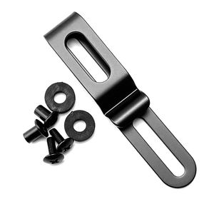JH-mch यूनिवर्सल बेल्ट क्लिप होल्स्टर को बेल्ट के लिए बहुमुखी भारी शुल्क उच्च शक्ति वाले काले स्टेनलेस स्टील क्लिप का उपयोग करना आसान है - Product Image 2
