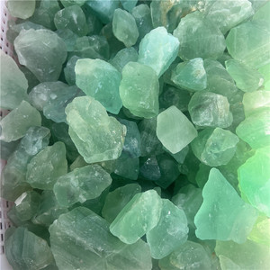 Venta al por mayor precio barato cristal natural piedra en bruto fluorita verde Piedra en bruto para Heling - Product Image 2