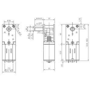 Moteur à engrenages planétaires à couple élevé 3V/6V/12V N20 à faible régime 15-1000 tr/min pour appareils domotiques et voitures télécommandées - Product Image 4