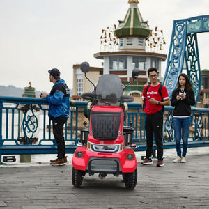 Elektrisch voertuig met vier wielen, 650 W elektrische fiets, e-bike-mobiliteit voor ouderen, kinderen, volwassenen, handig voor sightseeing - Product Image 6