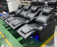 Modernes liegendes elektrisches Heimkino Sitzplätze mittlerer Loves eat Film Echtes Leder Recliner Cinema Sofa Wohnzimmer möbel