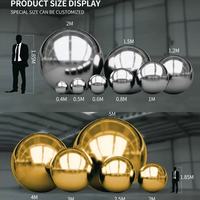 Boules disco gonflables géantes scellées, vertes, argentées, dorées, brillantes, pour fêtes, vente en gros