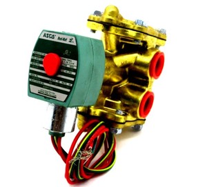 Vanne solénoïde normalement fermée 8316G064 3/2, 1/2" NPT, corps en laiton, 3,2 CV, haut débit pour le contrôle de l'air/de l'eau/des gaz inerts - Product Image 2