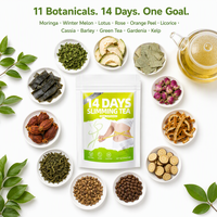 Sachets de tisane sans sucre, à base de plantes séchées, scellés individuellement, 5g*14, pour adultes, gestion du poids, détox, soutien minceur, mélange de plantes naturelles