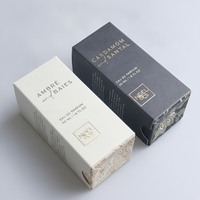 Boîte en carton texturé de luxe, or rose gaufré, pour emballage de crème de masque de nuit