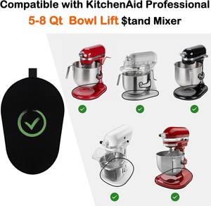 Tapis coulissant personnalisé avec logo pour batteur sur socle <span class=keywords><strong>KitchenAid</strong></span>, avec organiseurs de câbles pliables pour appareils <span class=keywords><strong>KitchenAid</strong></span> de 5 à 8 litres - Product Image 3
