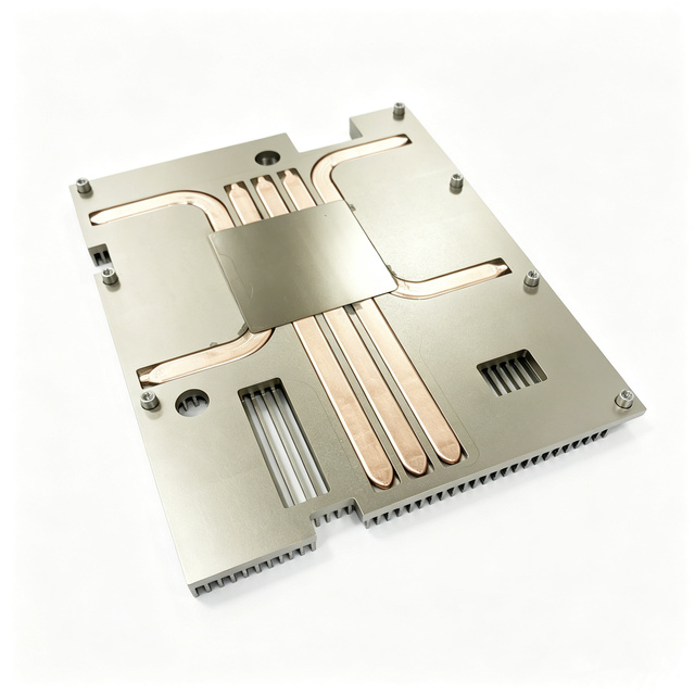 Aluminum Radiator Ai Server Application Thermal Solution CPU Heat Sink with Heat Pipes