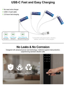 2025 새로운 디자인 XTAR 3000mAh 수신기 전동 칫솔 <span class=keywords><strong>RC</strong></span> 장난감 리튬 AA 1.5V 충전식 리튬 이온 배터리 - Product Image 5