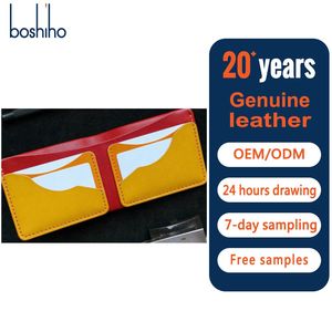 For Genuine Leather Vintage Short RFID Customized Stone Pattern Anti Theft Business ID <b>Wallet</b> Unisex Credit Card <b>Holder</b> - Product Image 1