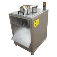Industriële bananen- en plantainchips snijmachine met neerwaartse druk, groentesnijder