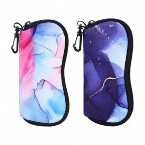 Wholesale Ultra Lightweight Neoprene Sunglasses Pouch Bag Custom <b>Soft</b> <b>Case</b> for Eyeglasses for Welcome Gifts - Product Image 1