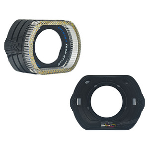 Lentille LED carrée de 2,5 et 3,0 pouces avec anneau halo Angel Eye pour éclairage automobile, en matériau PC, indice de protection IP65 - Product Image 2