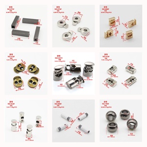 ZINC METAL <strong>LACE</strong> CORD END STOPPER <strong>LOCK</strong> #1001 - Product Image 3