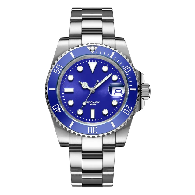 Men Automatic Mechanical Watch Japanese Movement Sapphire Crystal Stainless Steel 20BAR Waterproof Luxury Design