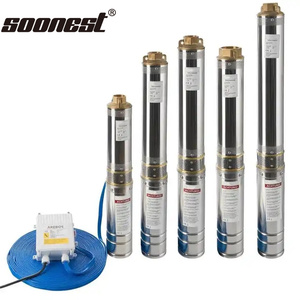 Hybrid Solar Water <b>Pump</b> Controller Transfer Deep Well <b>Submersible</b> for Farm Garden Motorcycle Solar Powered According to Power So - Product Image 1