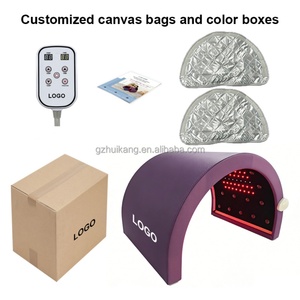 Fitkang OEM Custom Color Infrared Sauna Dome Custom logo 660nm 850nm Red <b>Light</b> Therapy Mini Sauna Dome for Home Spa - Product Image 5