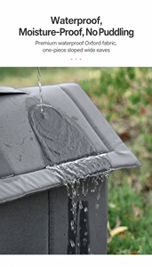 Waterproof Oxford Fabric Pet <b>House</b> with Thickened Foam and Aluminum Foil Insulation Layer - Product Image 5