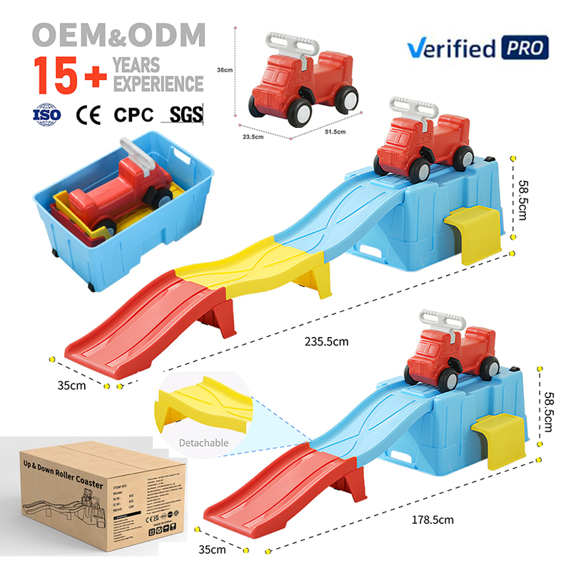 Indoor Three Stage Plastic Track Scooter