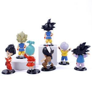 7 unids/set Son Gohan Son Goku <span class=keywords><strong>Bulma</strong></span> Super Saiya PVC figura de acción modelo <span class=keywords><strong>Dragon</strong></span> Balls Anime figurita DBZ niños juguetes muñeca regalos - Product Image 3