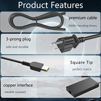 Adaptador de Corriente USB Tipo C de 20V 15A 300W para Laptop Lenovo, Adaptador de CA/CC para Laptop, EE. UU.