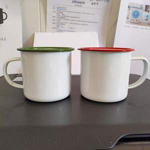 แก้วกาแฟเคลือบแบบกำหนดเองขนาด 12 ออนซ์ ขายส่ง สำหรับการเดินทางกลางแจ้ง แคมป์ปิ้ง ทนความร้อนสูง ลายดอกไม้สไตล์อินส์ - Product Image 2
