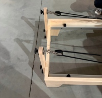 Reformer Pilates Classique en Érable pour Usage Commercial en Studio de Gymnastique, avec Ressort Allemand