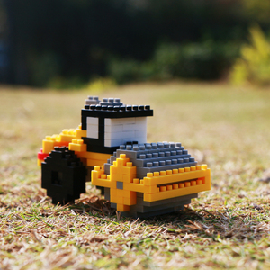 YIRUN-bloques de construcción de vehículo de ingeniería para niños, nano bloque de plástico abs, juguetes educativos - Product Image 3