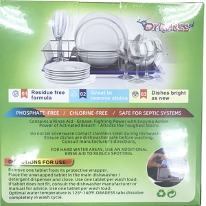 Lavastoviglie Compresse Pulitore Detersivo di Lavaggio del Piatto Macchina Effervescenti Cleaner Tablet - Product Image 3