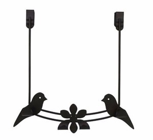 Noir <span class=keywords><strong>Antique</strong></span> Conception de Défilement Décorative Murale En Métal Fer Patère - Product Image 5