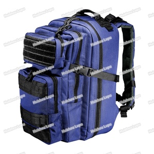 Logo personalizzato impermeabile sport escursionismo viaggio zaino tattico Fitness atleta lago blu 45L zaino da palestra - Product Image 4