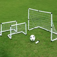 Rede de futebol portátil dobrável, pop up, tamanho 120x80 cm para crianças e adultos