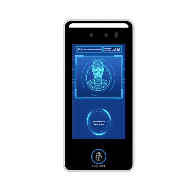 Smartphone Card Code Compatible IP Face Capture Facial Recognition Camera with Time Attendance