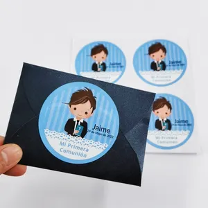 Packaging & Printing Services Stickers Logo Custom Privet Wedding Islamic Boys Christian Bible Tabs Sticker Label