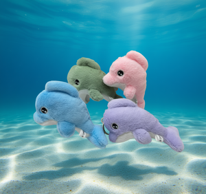 Lindo llavero de peluche con forma de delfín, juguete de peluche suave de 14 cm para niños, regalo unisex - Product Image 2