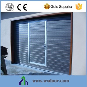 12x12 portes de <span class=keywords><strong>garage</strong></span> coulissantes en acier massif avec télécommande, couleur <span class=keywords><strong>bois</strong></span> - Product Image 4