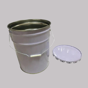 Seau en métal de <span class=keywords><strong>20</strong></span> <span class=keywords><strong>litres</strong></span> avec couvercle, fabriqué en Chine, prix direct usine - Product Image 1