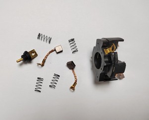 오토바이 블랙 카본 브러시 EN125 GN125 GS125 HJ125K-2 체인 기계 전기 스타터 신제품 - Product Image 3