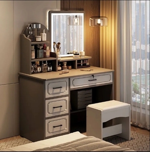 Phong cách châu Âu đơn giản hiện đại phòng ngủ bàn trang điểm bền bàn tích hợp bàn trang điểm - Product Image 3