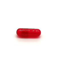 Impression personnalisée et capsules vides de couleur or nacré orange, impression de capsules