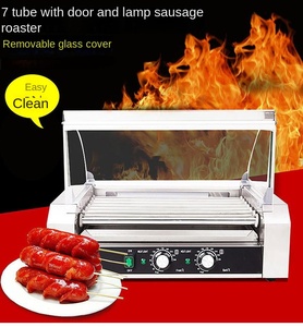 Machine à vapeur Hotdog sur pied de table, machine à griller à la vapeur Snack Hot Dog 10 rouleaux - Product Image 2