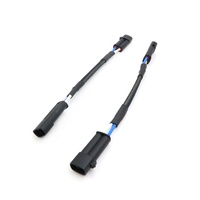 YZlink personnalisé Auto phare lampe câblage prise adaptateur Double connecteur femelle bouchons voiture lumière fil câble faisceau