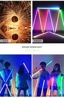 Lampe à tube LED rechargeable, couleur changeante, portable, pour studio de danse, photographie