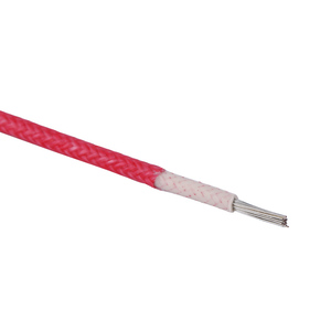 Tresse en fibre de verre personnalisée longue durée FT2 pour test de flamme horizontale, couvrant les fils et câbles en <span class=keywords><strong>caoutchouc</strong></span> de silicone. - Product Image 4