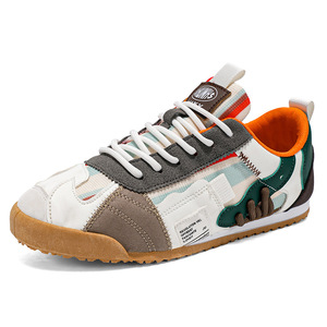 Chaussures décontractées multicolores tendance pour l'été, style nouveau, pour un usage quotidien, luxe haut de gamme, avec dessus en cuir lisse, chaussures A-Game - Product Image 1
