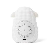 Nouvelle machine à bruit blanc pour bébé, 30 sons apaisants, machine à sons pour bébé avec lampes de veilleuse, rechargeable, enregistrement du bruit blanc pour bébé